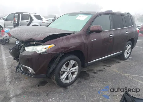 2013 Toyota Highlander Limited V6 из США, поврежденный, VIN 5TDYK3EH5DS127469